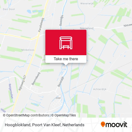 Hoogblokland, Poort Van Kleef map