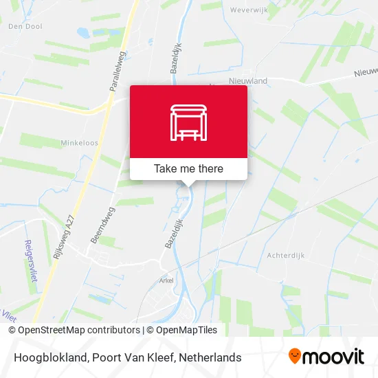 Hoogblokland, Poort Van Kleef map