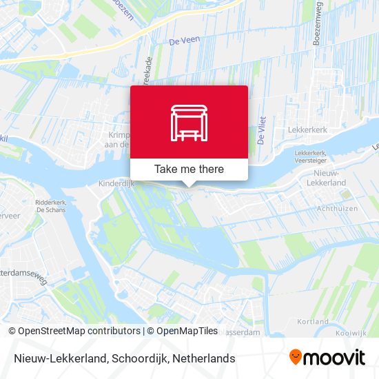 Nieuw-Lekkerland, Schoordijk map