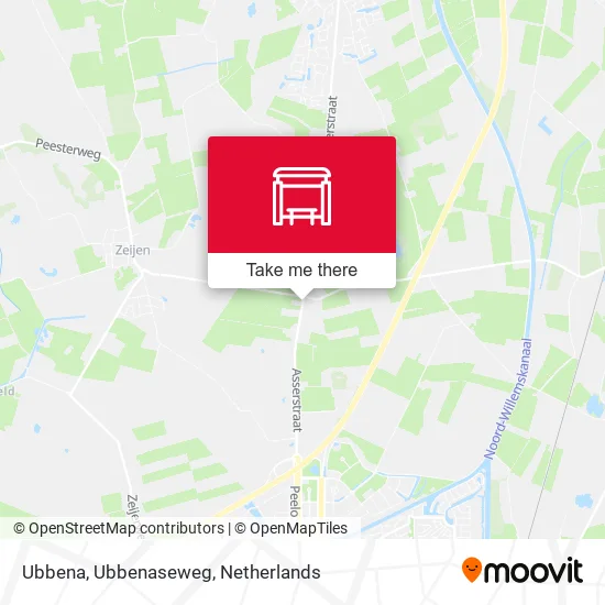 Ubbena, Ubbenaseweg map
