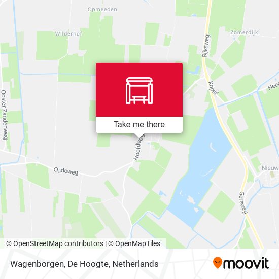 Wagenborgen, De Hoogte map
