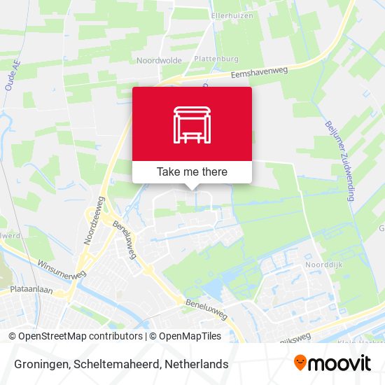 Groningen, Scheltemaheerd map