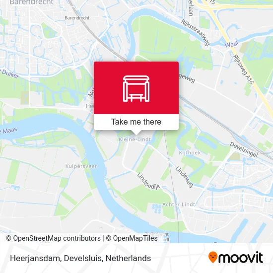 Heerjansdam, Develsluis map