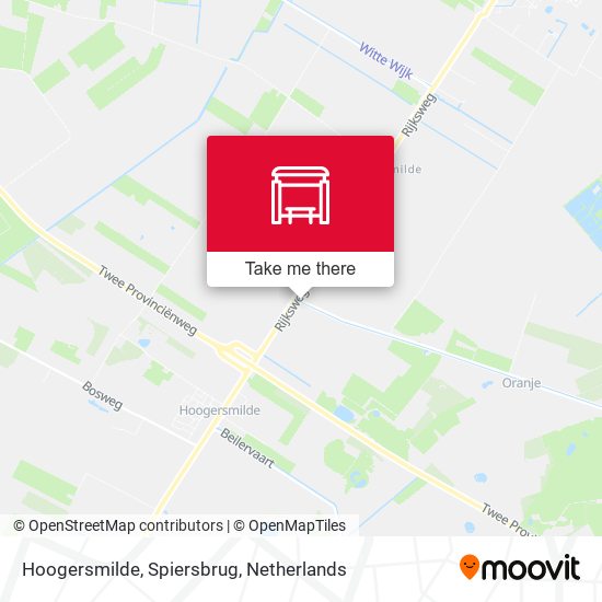 Hoogersmilde, Spiersbrug map