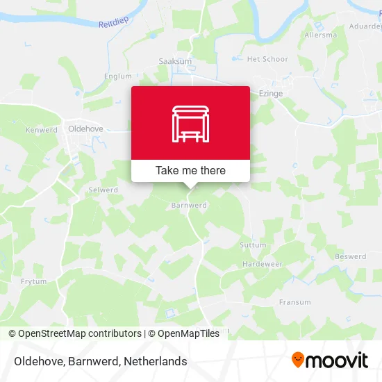 Oldehove, Barnwerd map