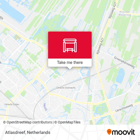 Atlasdreef map