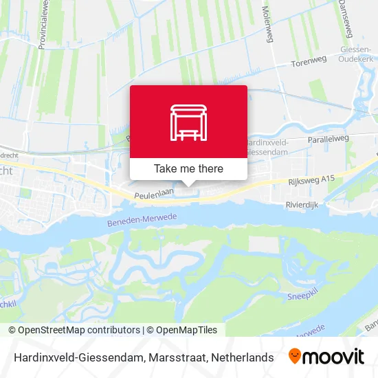 Hardinxveld-Giessendam, Marsstraat map