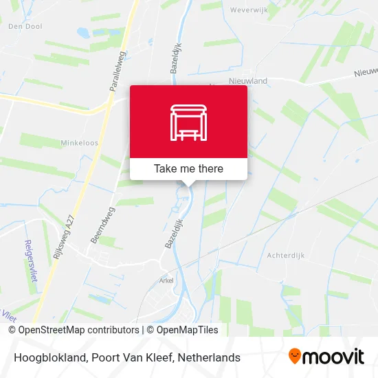 Hoogblokland, Poort Van Kleef map