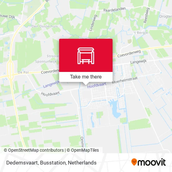 Dedemsvaart, Busstation map
