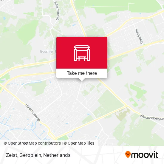 Zeist, Geroplein map