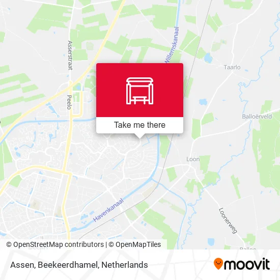 Assen, Beekeerdhamel map