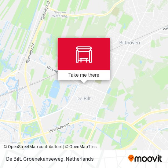 De Bilt, Groenekanseweg map