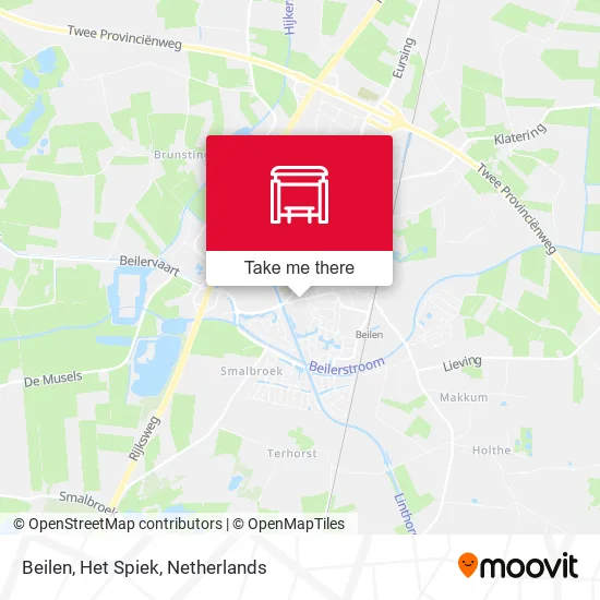 Beilen, Het Spiek map