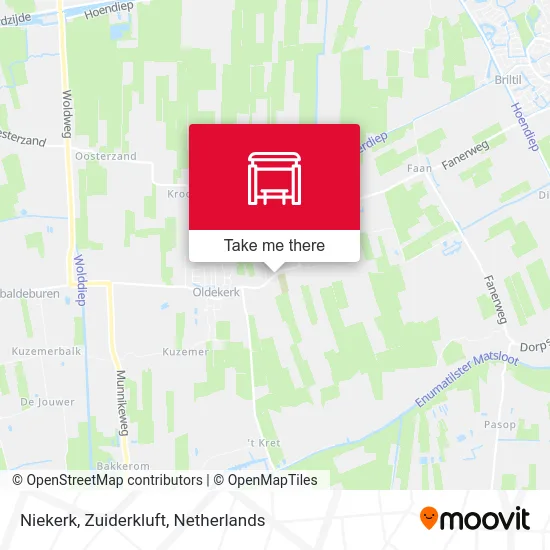 Niekerk, Zuiderkluft map