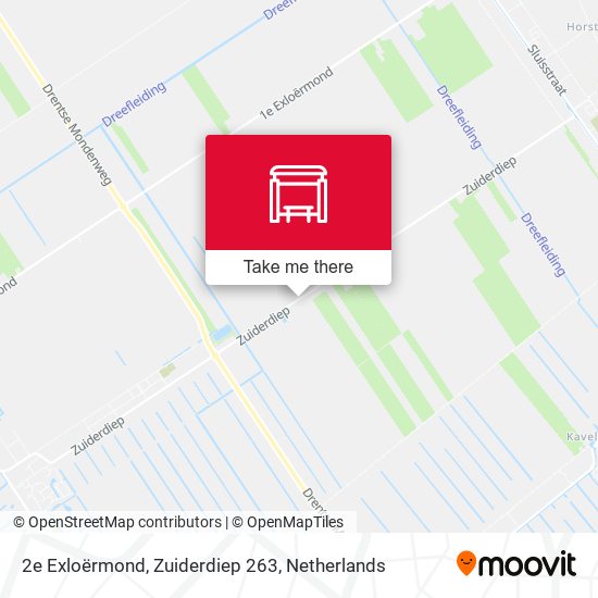 2e Exloërmond, Zuiderdiep 263 map