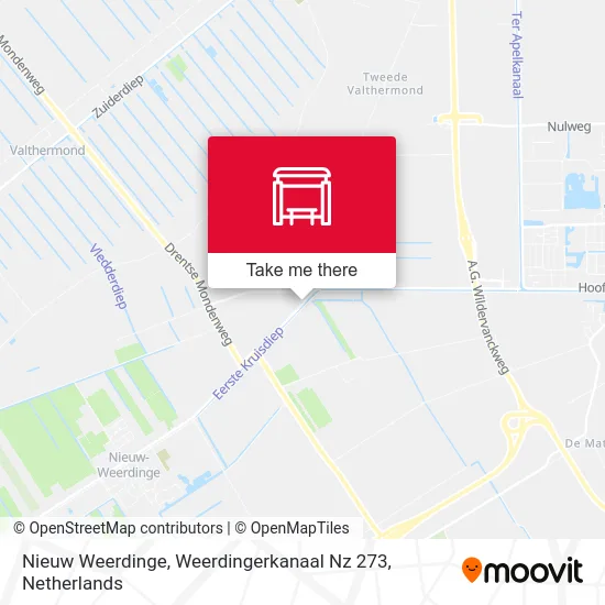 Nieuw Weerdinge, Weerdingerkanaal Nz 273 map
