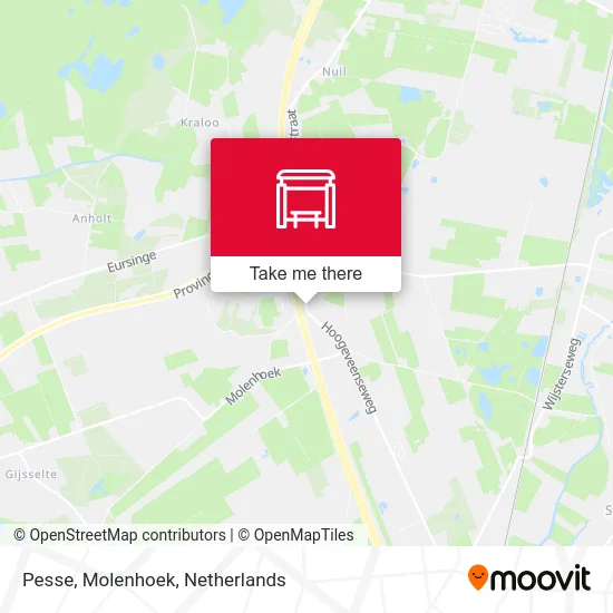 Pesse, Molenhoek Karte