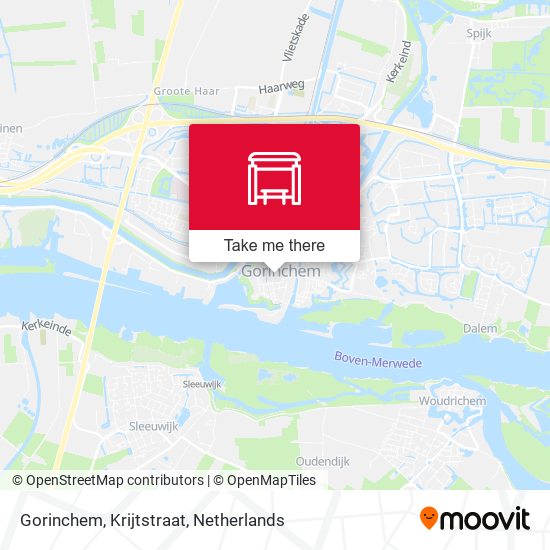 Gorinchem, Krijtstraat map