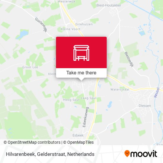 Hilvarenbeek, Gelderstraat map