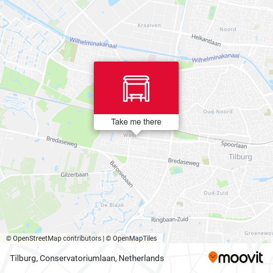Tilburg, Conservatoriumlaan map