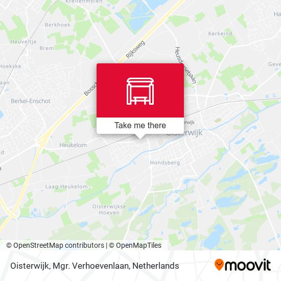 Oisterwijk, Mgr. Verhoevenlaan map