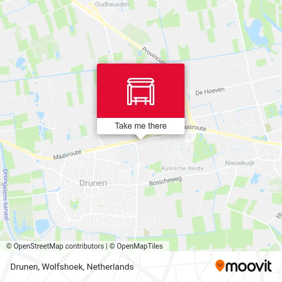 Drunen, Wolfshoek map