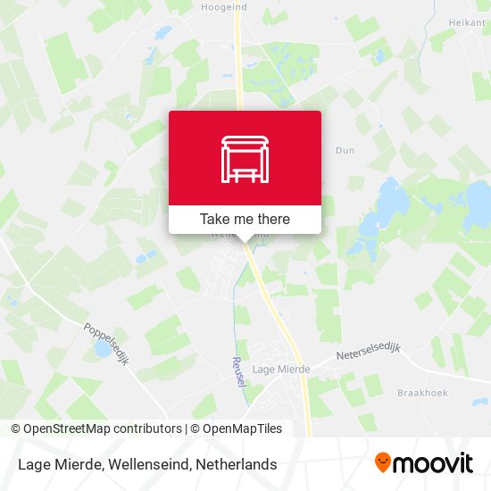 Lage Mierde, Wellenseind map