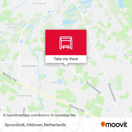 Spoordonk, Hildsven map