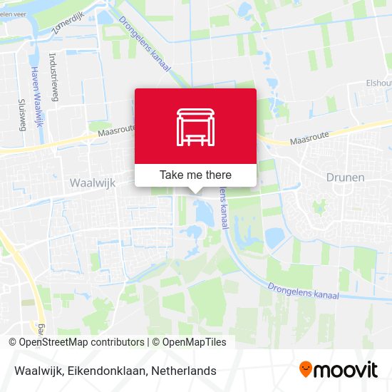 Waalwijk, Eikendonklaan map