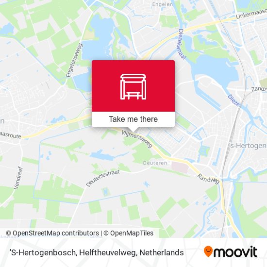 'S-Hertogenbosch, Helftheuvelweg Karte