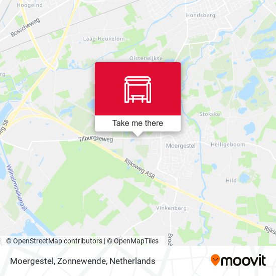 Moergestel, Zonnewende map