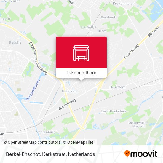 Berkel-Enschot, Kerkstraat map