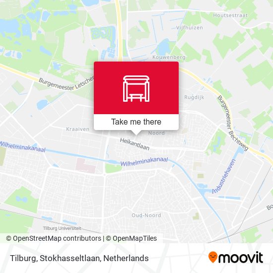 Tilburg, Stokhasseltlaan map