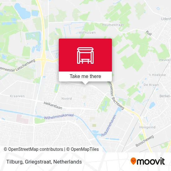 Tilburg, Griegstraat map