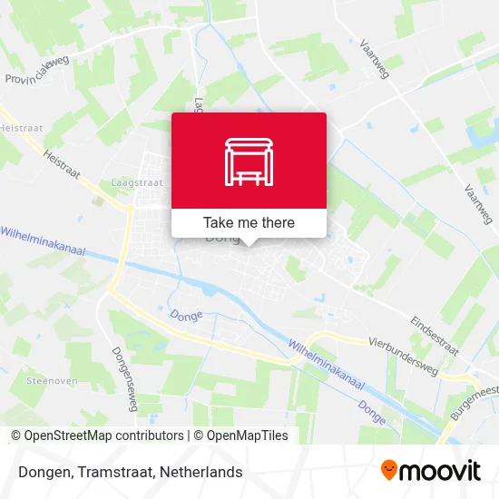 Dongen, Tramstraat map