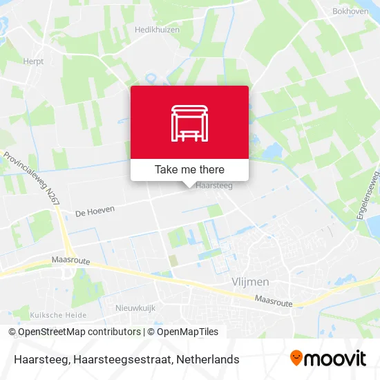Haarsteeg, Haarsteegsestraat map