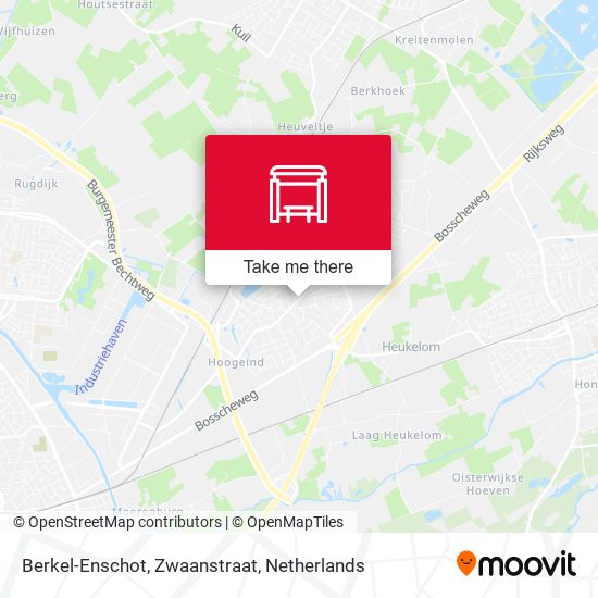 Berkel-Enschot, Zwaanstraat map