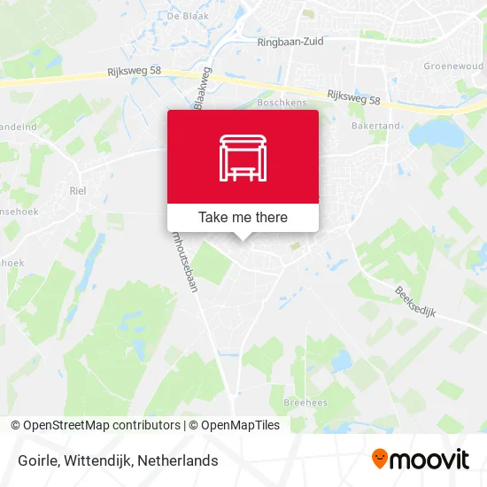 Goirle, Wittendijk map