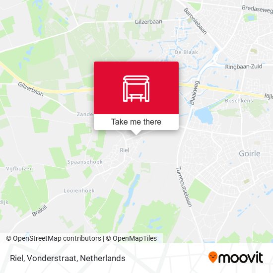 Riel, Vonderstraat map