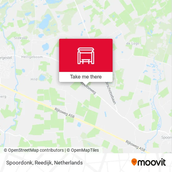 Spoordonk, Reedijk map