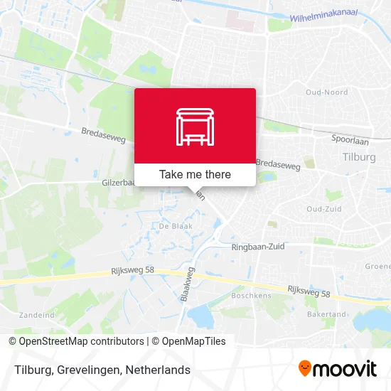 Tilburg, Grevelingen map