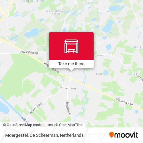 Moergestel, De Scheerman map