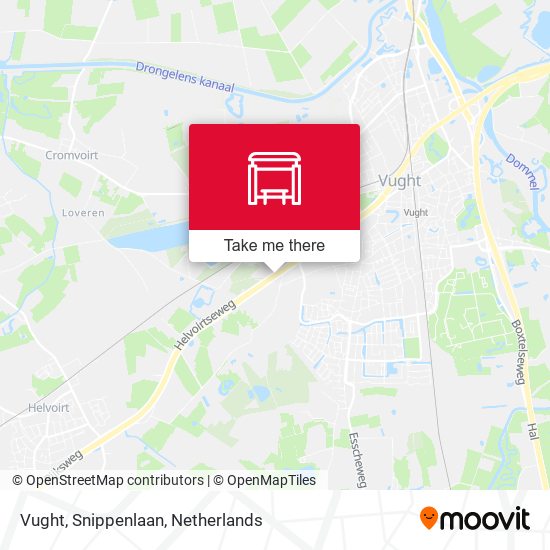 Vught, Snippenlaan map