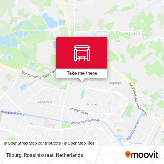 Tilburg, Rossinistraat map