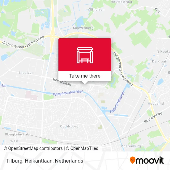 Tilburg, Heikantlaan map