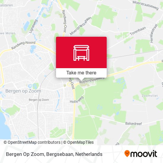 Bergen Op Zoom, Bergsebaan map