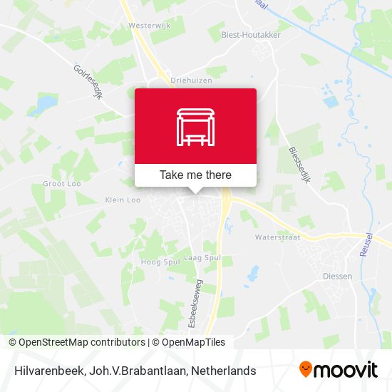 Hilvarenbeek, Joh.V.Brabantlaan map