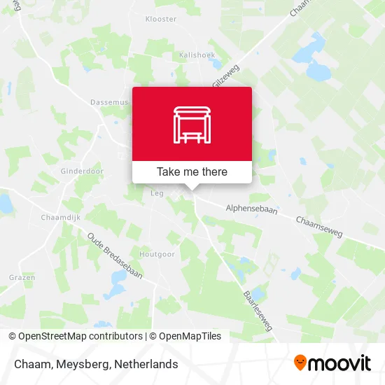 Chaam, Meysberg map