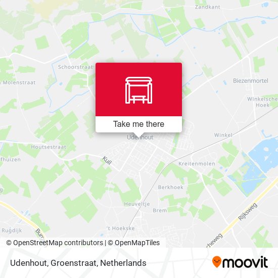 Udenhout, Groenstraat map