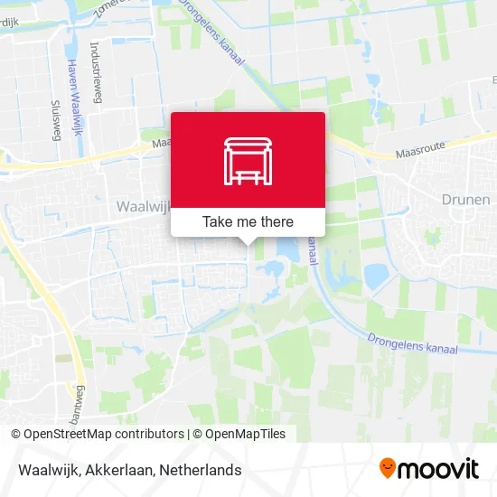 Waalwijk, Akkerlaan map